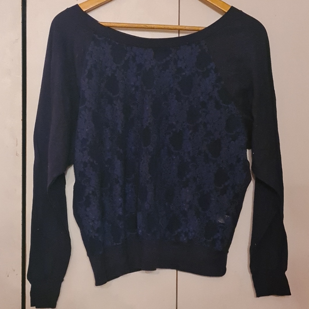 American apparel navy long sleeve sz M